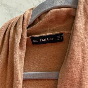 Zara Knit Camel Cardigan